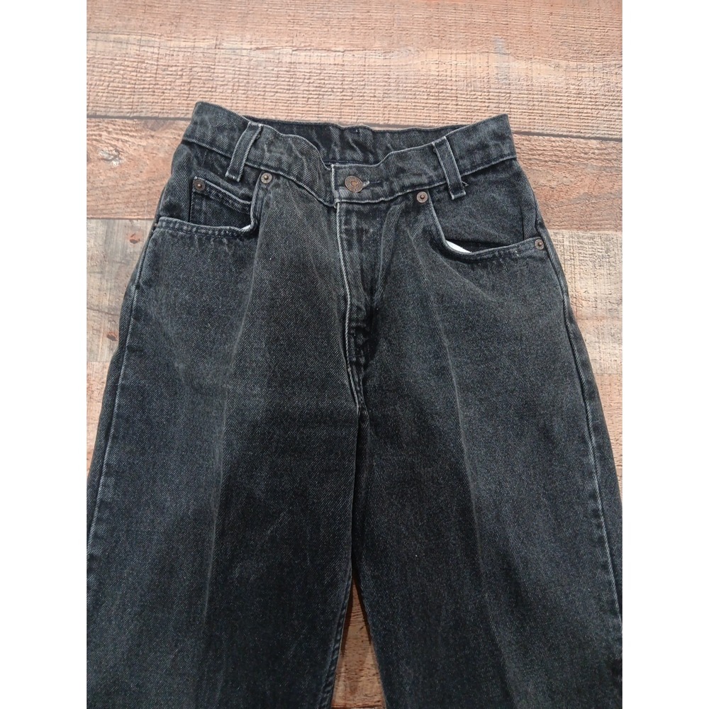 Vintage Kids Levi's Jeans Black Orange Tab Size 12 Reg Youth‎ Denim 2631